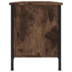 Meuble TV chêne fumé 102x35x45 cm bois d'ingénierie 633768633768