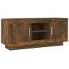Meuble TV chêne fumé 102x35x45 cm bois d'ingénierie 633769633769