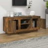 Meuble TV chêne fumé 102x35x45 cm bois d'ingénierie 633769633769