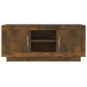 Meuble TV chêne fumé 102x35x45 cm bois d'ingénierie 633769633769