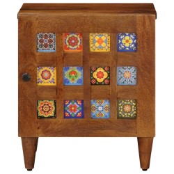 Cabinet de chevet Marron 40 x 33 x 46 cm Bois de mangue massif 633771633771