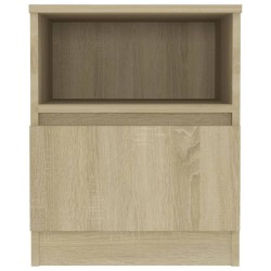 Table de chevet chêne sonoma 40x40x50 cm bois d'ingénierie 633775633775