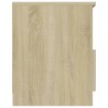 Table de chevet chêne sonoma 40x40x50 cm bois d'ingénierie 633775633775