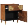 Cabinet de chevet avec porte Marron miel 50 x 33 x 60 cm 633781633781