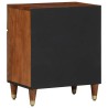 Cabinet de chevet avec porte Marron miel 50 x 33 x 60 cm 633781633781