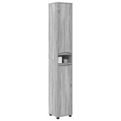 Cabinet de salle de bain Gris Sonoma 30,5 x 30 x 195 cm 633782633782