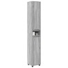 Cabinet de salle de bain Gris Sonoma 30,5 x 30 x 195 cm 633782633782