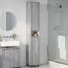 Cabinet de salle de bain Gris Sonoma 30,5 x 30 x 195 cm 633782633782