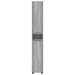 Cabinet de salle de bain Gris Sonoma 30,5 x 30 x 195 cm 633782633782