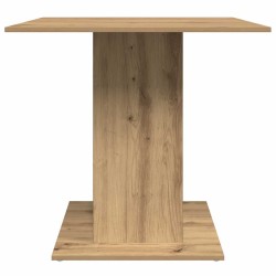Table à manger chêne artisanal 80x80x75 cm bois d'ingénierie 633786633786
