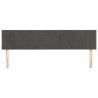 Têtes de lit Gris foncé 200x5x78/88 cm Velours 633788633788