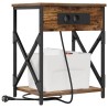 Cabinet de chevet Chêne fumé 41 x 31 x 51 cm Bois d'ingénierie 633795633795