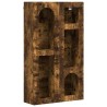 Armoire suspendue avec étagère ELST Chêne fumé 59 x 20 x 100 cm 633801633801