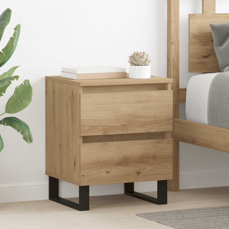 Cabinet de chevet Chêne artisanal 40 x 35 x 50 cm 633803633803
