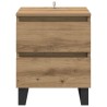 Cabinet de chevet Chêne artisanal 40 x 35 x 50 cm 633803633803