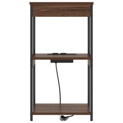 Cabinet de chevet Chêne brun 41 x 31 x 76 cm Bois d'ingénierie 633805633805