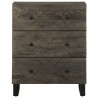 Buffets 2 pcs noir 60x33x75 cm bois massif de manguier 633806633806