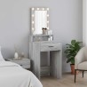 Table de Toilette Gris 50 x 41 x 140 cm Bois d'ingénierie 633809633809