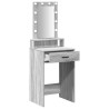 Table de Toilette Gris 50 x 41 x 140 cm Bois d'ingénierie 633809633809