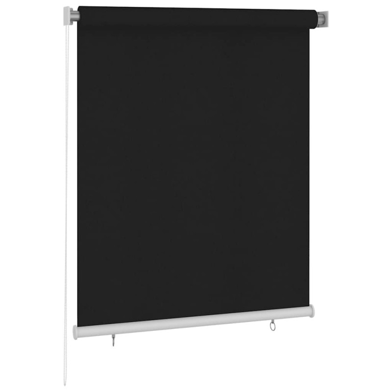 Store roulant d'extérieur 125 (l) x 140 (H) cm noir 633821633821