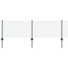 Clôture grillagée avec poteau 25 x 0,6 m Acier recouvert de PVC 633827633827