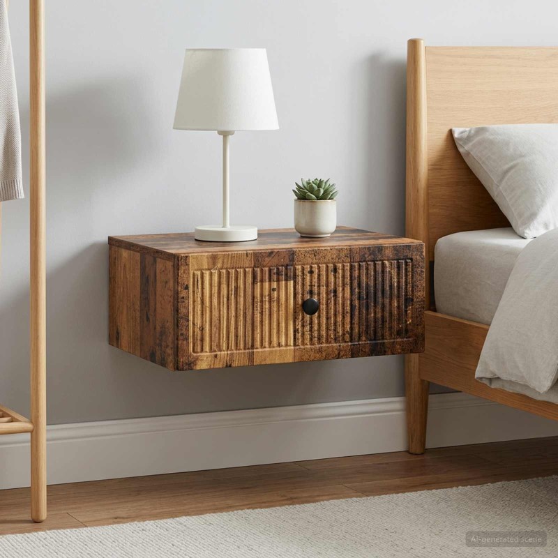 Cabinet de chevet 2 pcs Bois ancien 49 x 34,5 x 20 cm 633833633833
