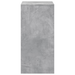 Table de bar gris béton 51x50x103,5 cm bois d'ingénierie 633835633835