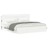 Cabinet de Tête de Lit avec stockage Blanc Bois d’ingénierie 633837633837