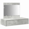 Table de Toilette Gris 83 x 40 x 70 cm Bois d'ingénierie 633839633839