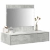 Table de Toilette Gris 83 x 40 x 70 cm Bois d'ingénierie 633839633839