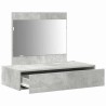 Table de Toilette Gris 83 x 40 x 70 cm Bois d'ingénierie 633839633839