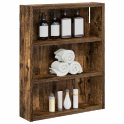 Armoire murale de salle de bain Chêne Fumé 40 x 10 x 50 cm 633840633840