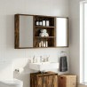 Armoire murale de salle de bain Chêne Fumé 40 x 10 x 50 cm 633840633840