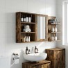Armoire murale de salle de bain Chêne Fumé 40 x 10 x 50 cm 633840633840