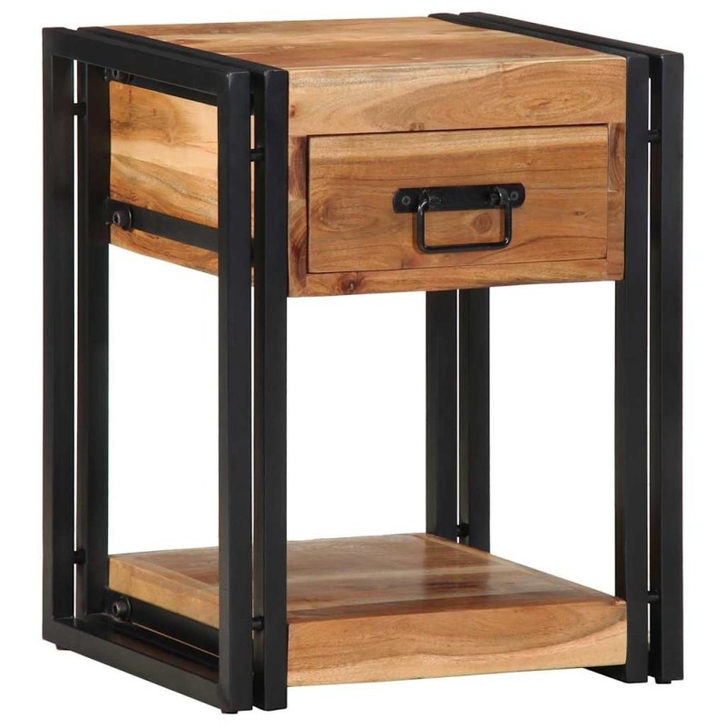 Cabinet de chevet 2 pcs 40 x 35 x 50 cm Bois d'Acacia Massif 633842633842