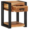 Cabinet de chevet 2 pcs 40 x 35 x 50 cm Bois d'Acacia Massif 633842633842
