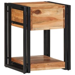 Cabinet de chevet 2 pcs 40 x 35 x 50 cm Bois d'Acacia Massif 633842633842
