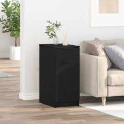Cabinet de Bureau Chêne noir 33 x 50 x 75 cm Bois d'ingénierie 633844633844
