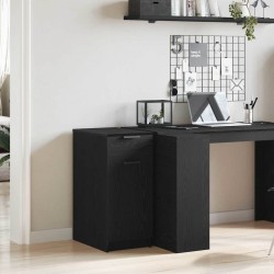 Cabinet de Bureau Chêne noir 33 x 50 x 75 cm Bois d'ingénierie 633844633844