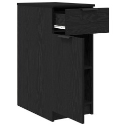 Cabinet de Bureau Chêne noir 33 x 50 x 75 cm Bois d'ingénierie 633844633844