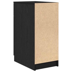 Cabinet de Bureau Chêne noir 33 x 50 x 75 cm Bois d'ingénierie 633844633844