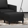 Repose-pied Noir 60x50x41 cm Similicuir 633845633845