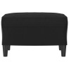 Repose-pied Noir 60x50x41 cm Similicuir 633845633845