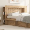 Cabinet de Tête de Lit Chêne artisanal 120 cm Bois d’ingénierie 633847633847