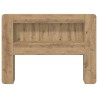 Cabinet de Tête de Lit Chêne artisanal 120 cm Bois d’ingénierie 633847633847