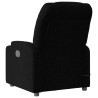 Fauteuil de massage inclinable noir tissu 633851633851
