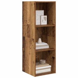 Ensemble meuble TV Montage mural Bois Ancien 37 x 37 x 107 cm 633854633854