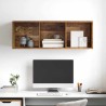 Ensemble meuble TV Montage mural Bois Ancien 37 x 37 x 107 cm 633854633854