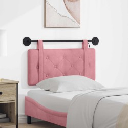 Tête de lit suspendue Avec lumière LED Rose Velours 633859633859