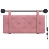 Tête de lit suspendue Avec lumière LED Rose Velours 633859633859